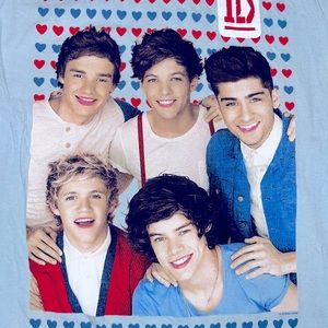 One Direction blue t shirt